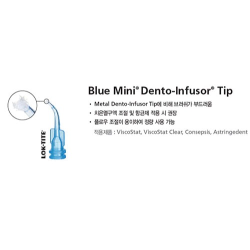 Blue Mini Dento-infusor Tip